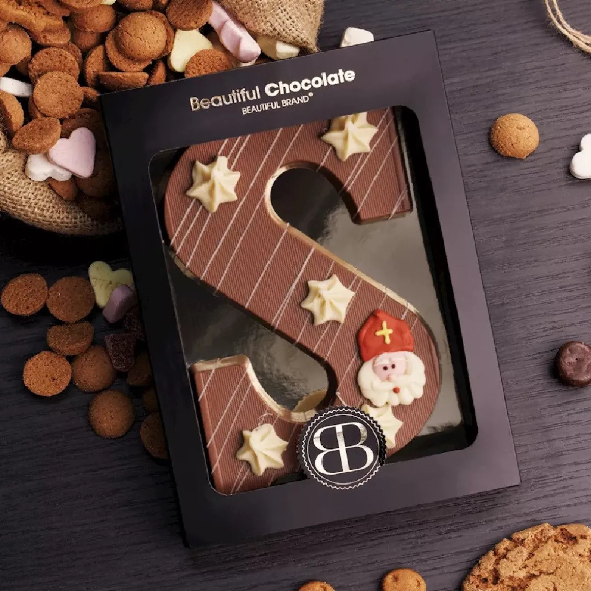 Luxe Chocoladeletter Melk -Letter S- 220g