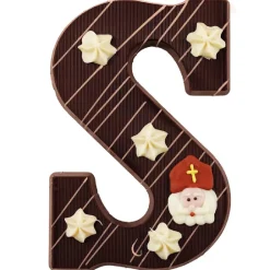 Luxe Chocoladeletter Puur -Letter S- 220g