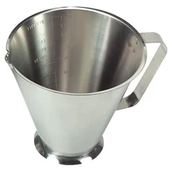 Maatbeker RVS, 2 liter