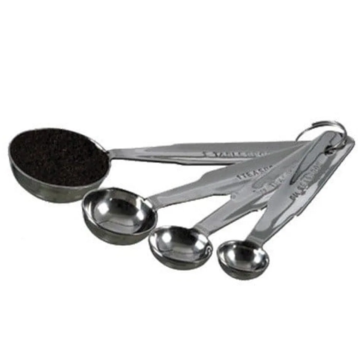 Maatlepeltjes RVS set/4**