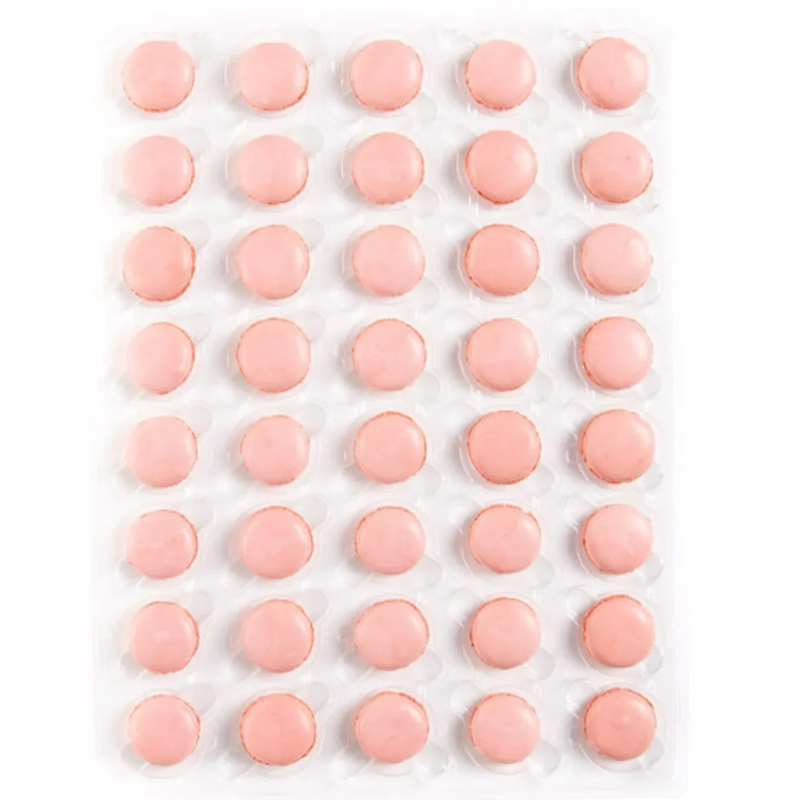 Macarons Aardbei Ø3,5cm 160st.