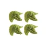 Marsepein Blaadjes Groen Groot 45mm (60 st.)