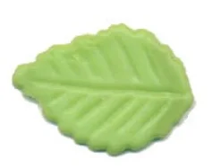 Marsepein Blaadjes Groen 40x28mm / 200st.