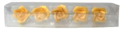Marsepein Rozen 5 Blads 40mm 5 stuks, Goud klein