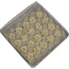 Marsepein rozen 6 blads 40mm 10 stuks, Wit Luxe