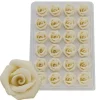 Marsepein Rozen Wit 6-blads 25mm (24 st.)