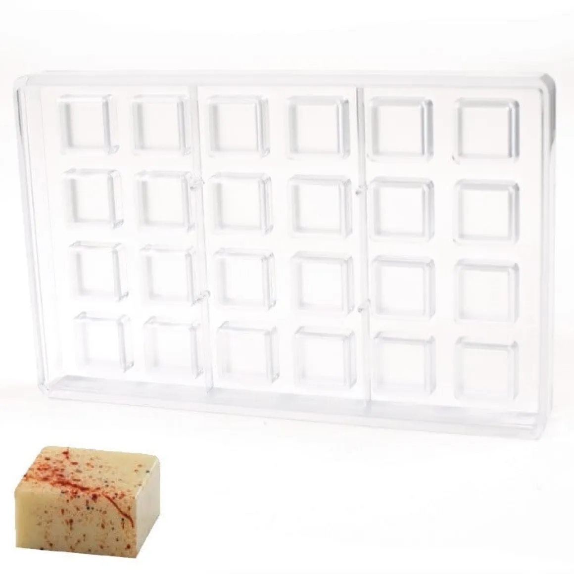 Martellato Bonbonvorm Vierkant Blokjes (24x) 25x25 mm