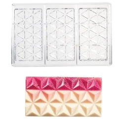Martellato Chocolademal Pyramide Tablet (3x) 13,8x7,2x1,1 cm