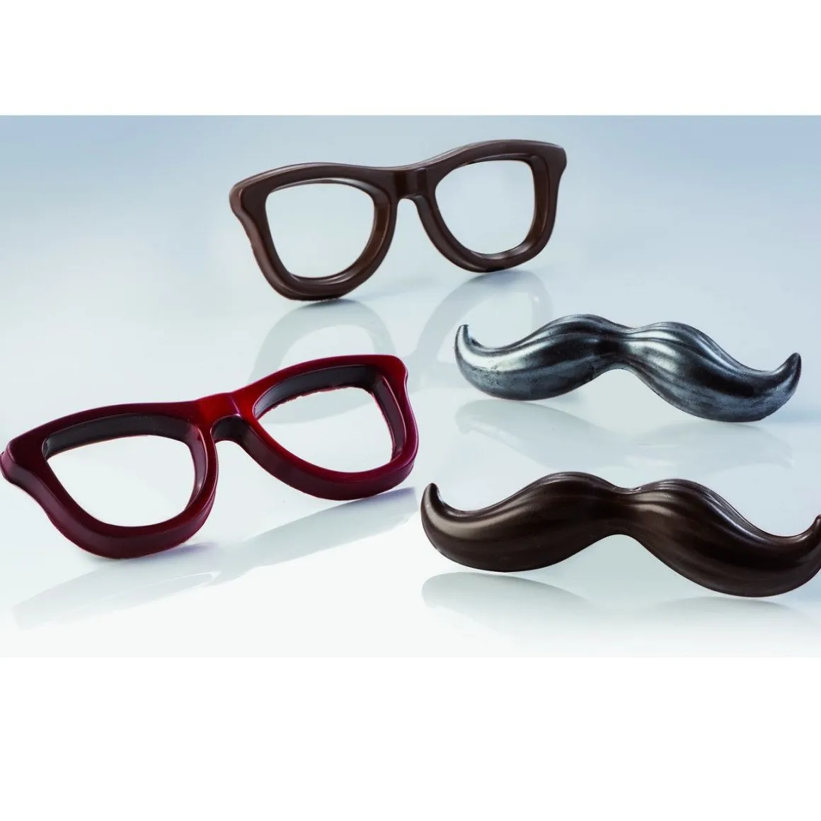 Martellato Chocolademal Snor en Bril (8x)