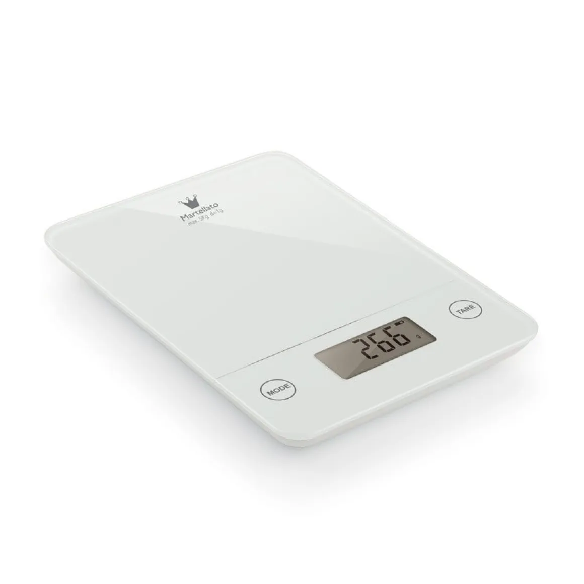 Martellato Keukenweegschaal Wit Klein 5kg