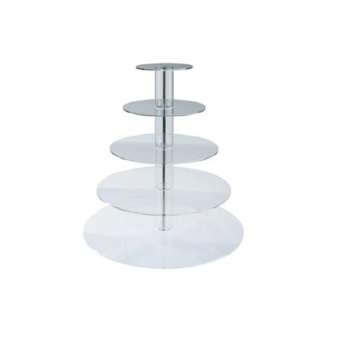 Martellato Taartstandaard Plexiglas 5 etages