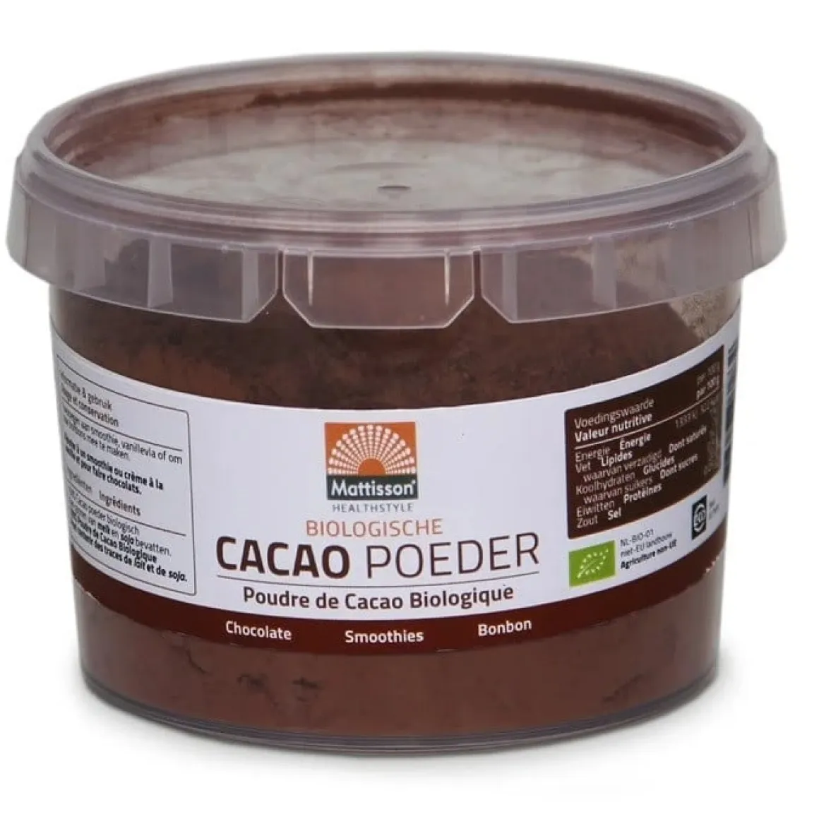 Mattisson Cacaopoeder Biologisch 100g