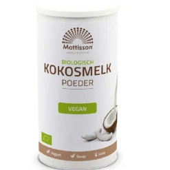 Mattisson Kokosmelk Poeder Biologisch 200g