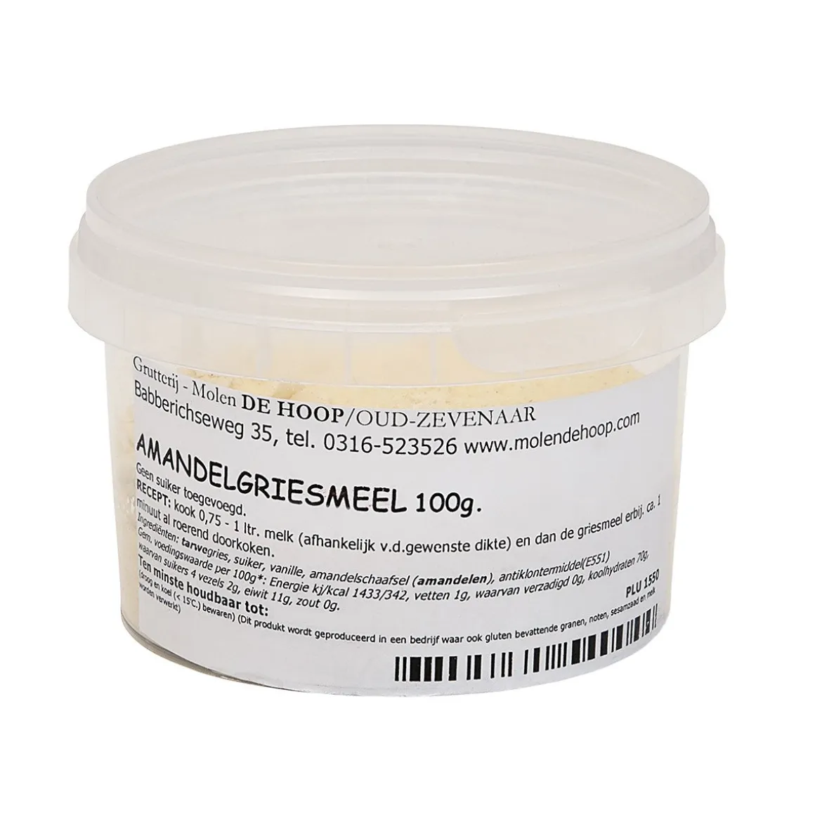 Molen de Hoop Amandelgriesmeel 100 gr.