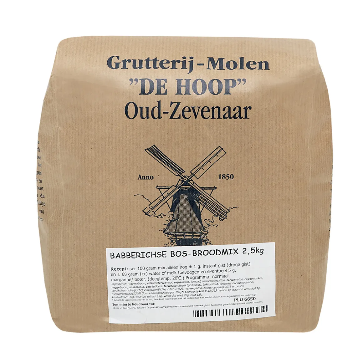 Molen de Hoop Babberichse Bos Broodmix 2,5kg