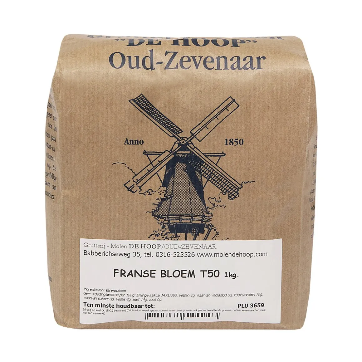 Molen de Hoop Franse Tarwebloem T50 1kg