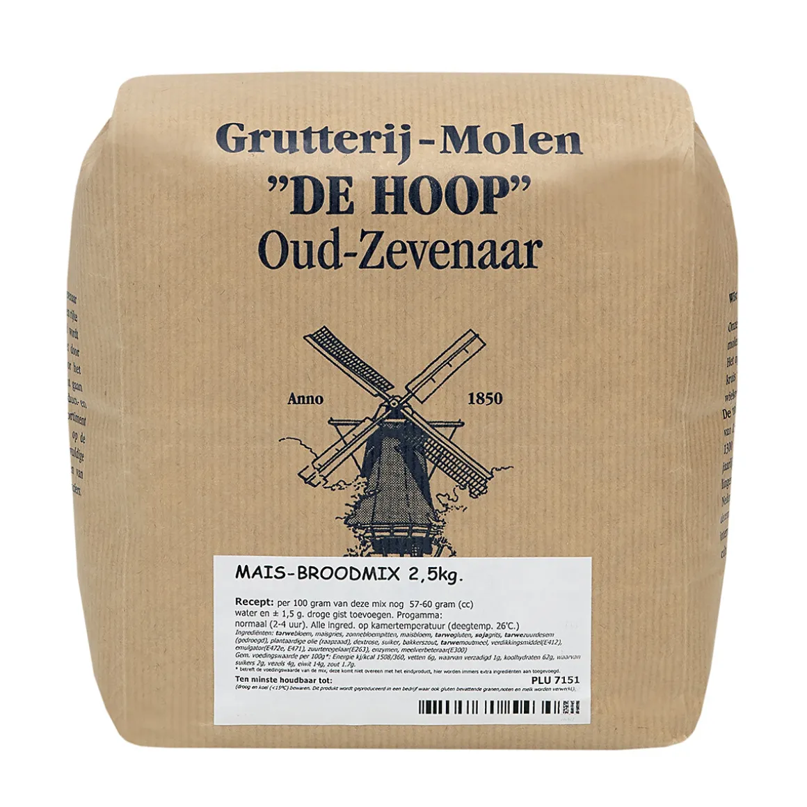 Molen de Hoop Maisbrood Mix 2,5kg