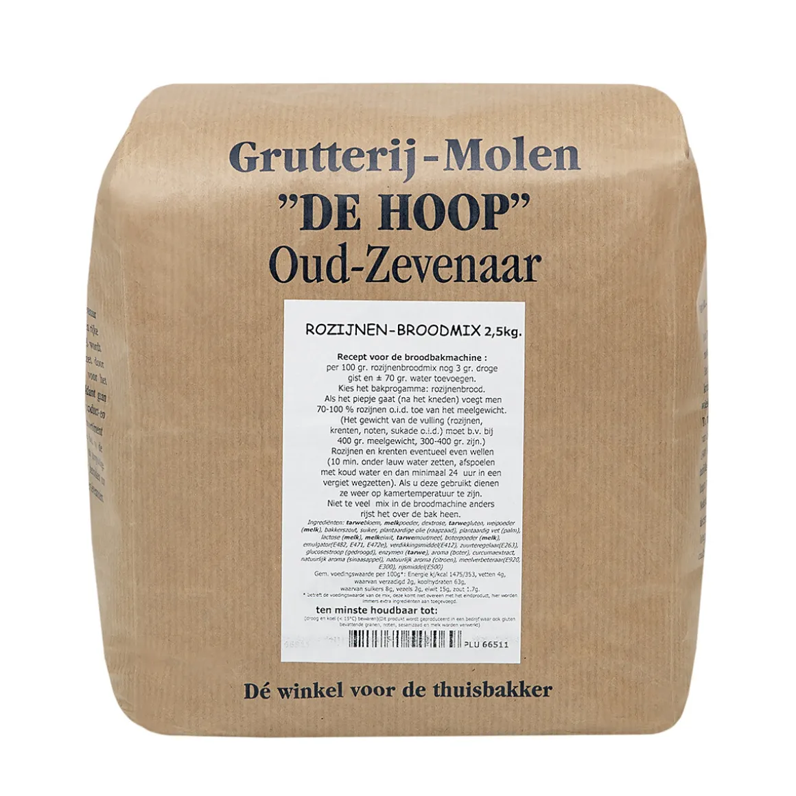 Molen de Hoop Rozijnenbroodmix 2,5kg