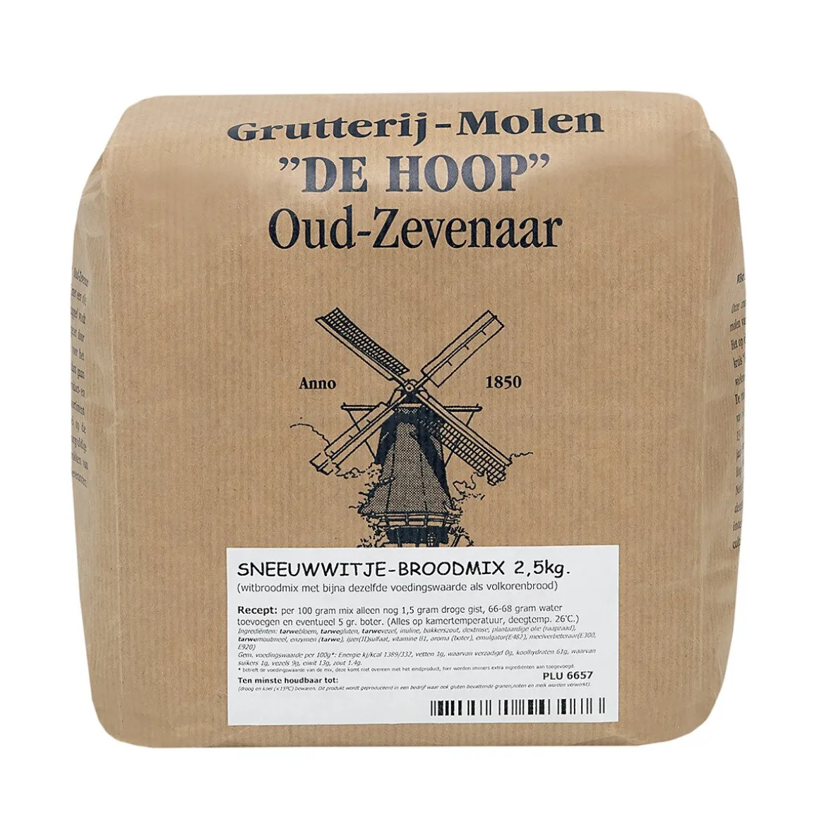 Molen de Hoop Sneeuwwitje Broodmix 2,5kg