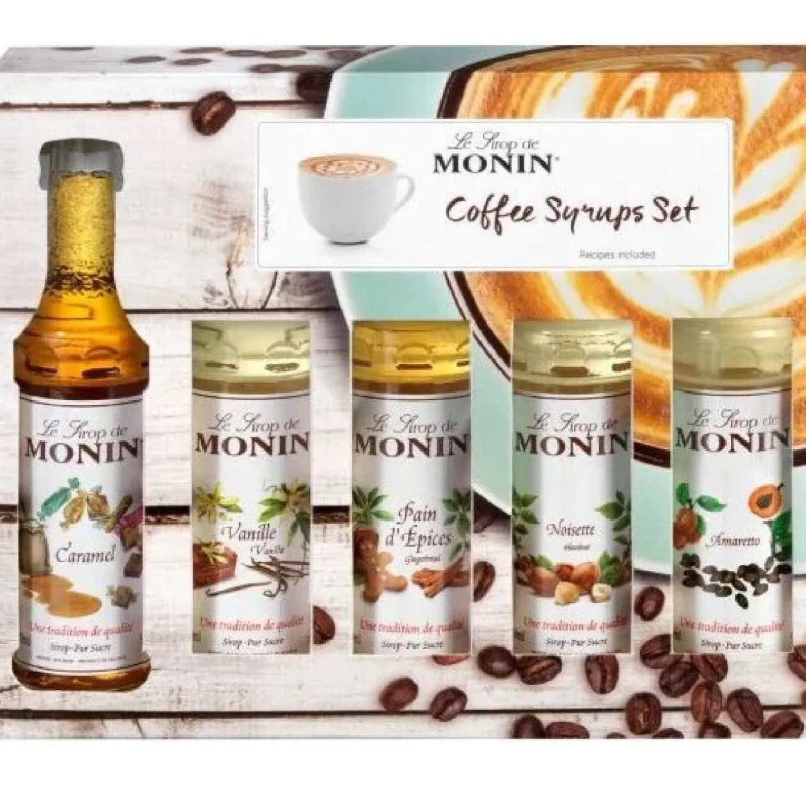 Monin Siroop Set Koffie 5x50ml