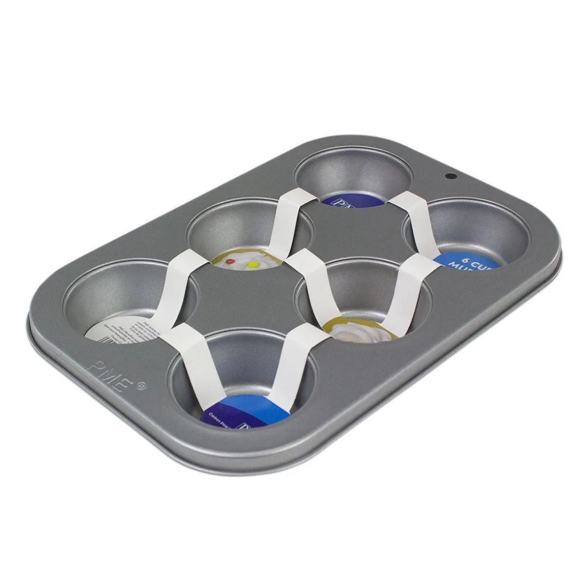 Muffin / Cupcake Bakvorm PME Standaard 6 stuks