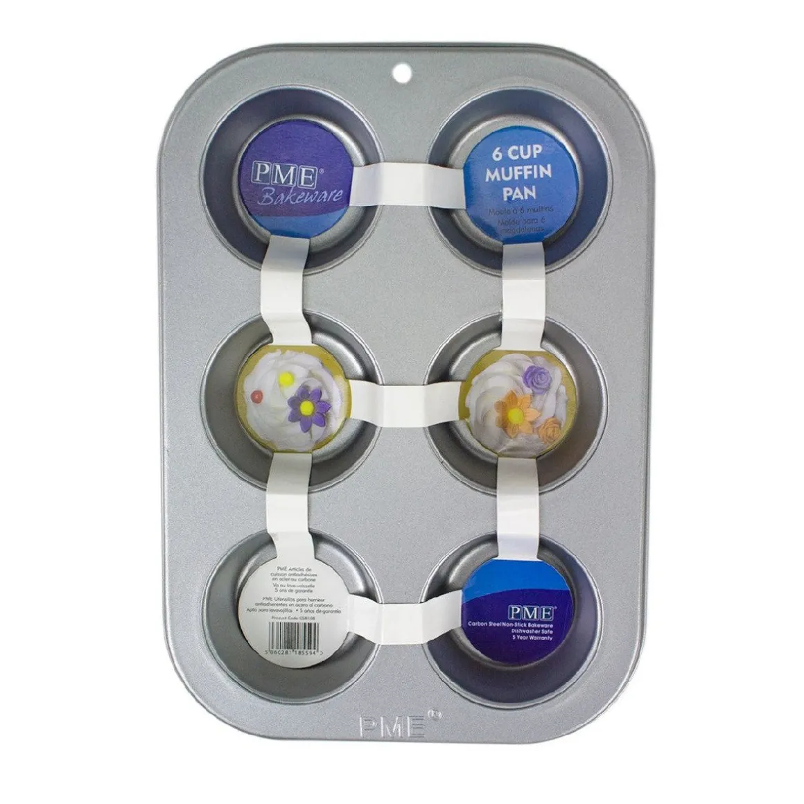 Muffin / Cupcake Bakvorm PME Standaard 6 stuks