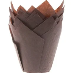 Muffin Cups HoM Tulp Bruin 36st.