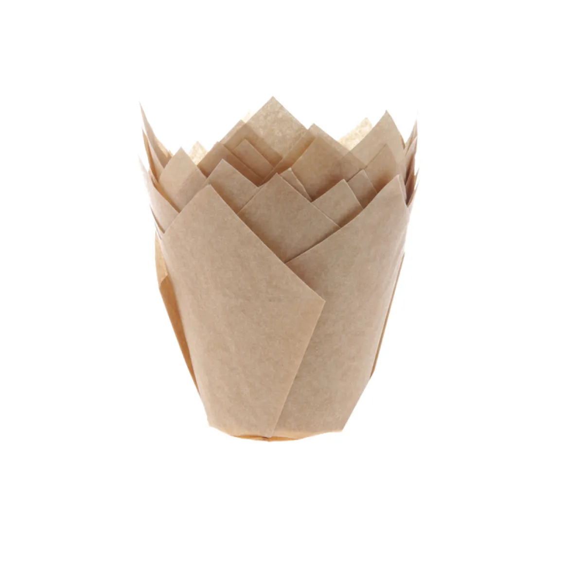 Muffin Cups HoM Tulp Kraft 200st.