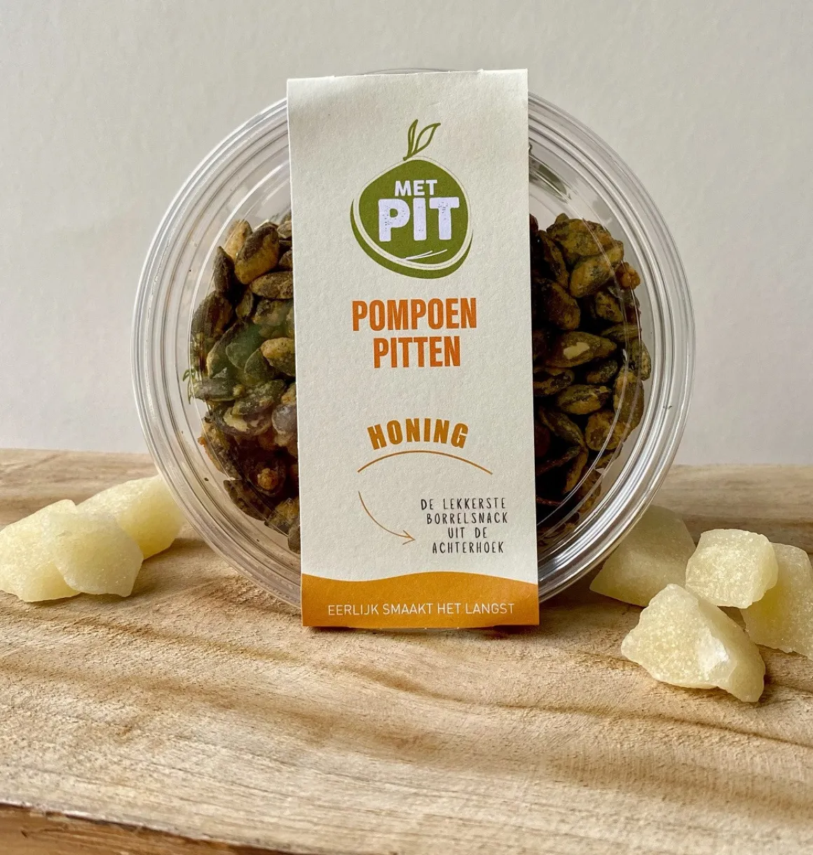 Nederlandse Pompoenpitten Honing 150g
