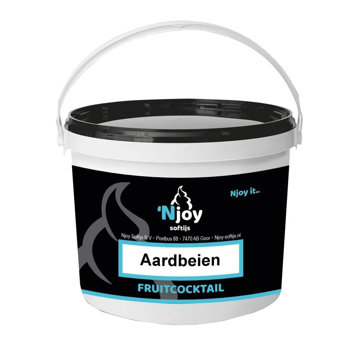Njoy Fruitcocktail Aardbeien (1kg)
