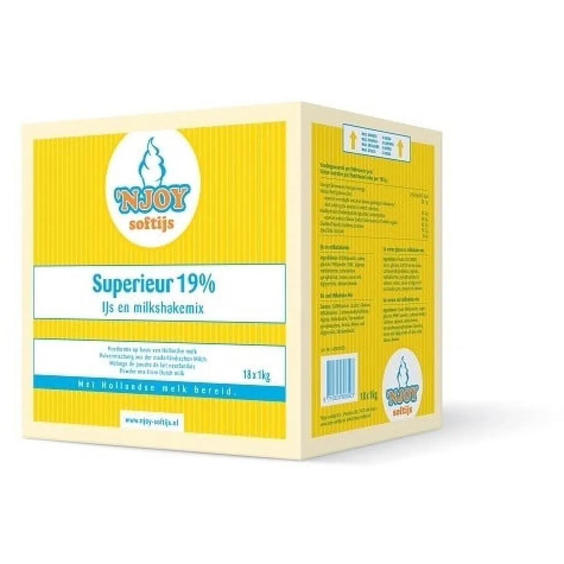 Njoy IJsmix Poeder Superieur 19% (18x1kg)