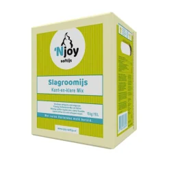 Njoy IJsmix Vloeibaar K+K Slagroom (10 liter)