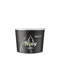 Njoy Sundae bekers 225cc (50 stuks) Bio
