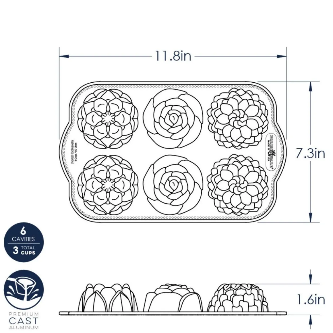 Nordic Ware Bloemen Bakvorm