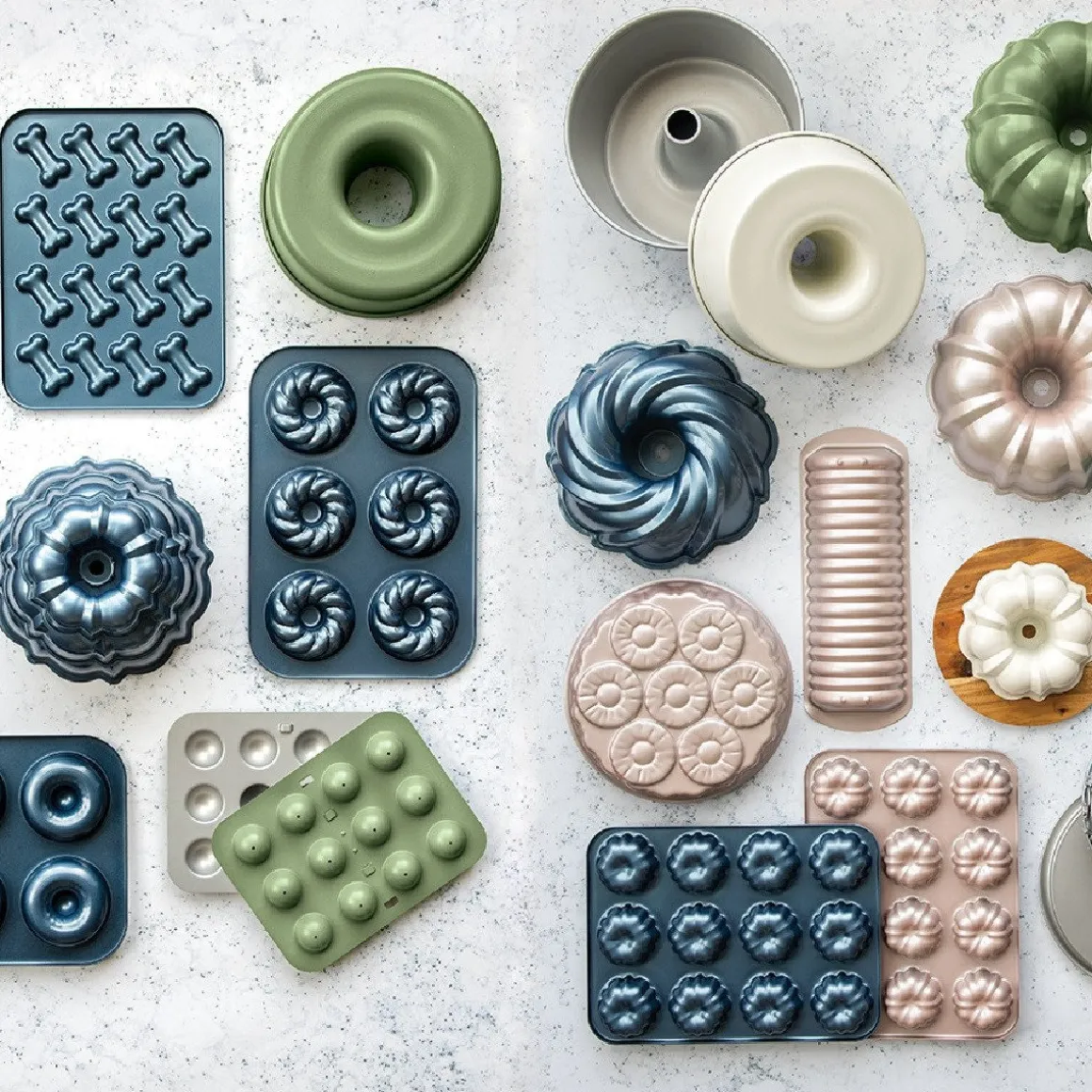 Nordic Ware French Twist Donut Bakvorm