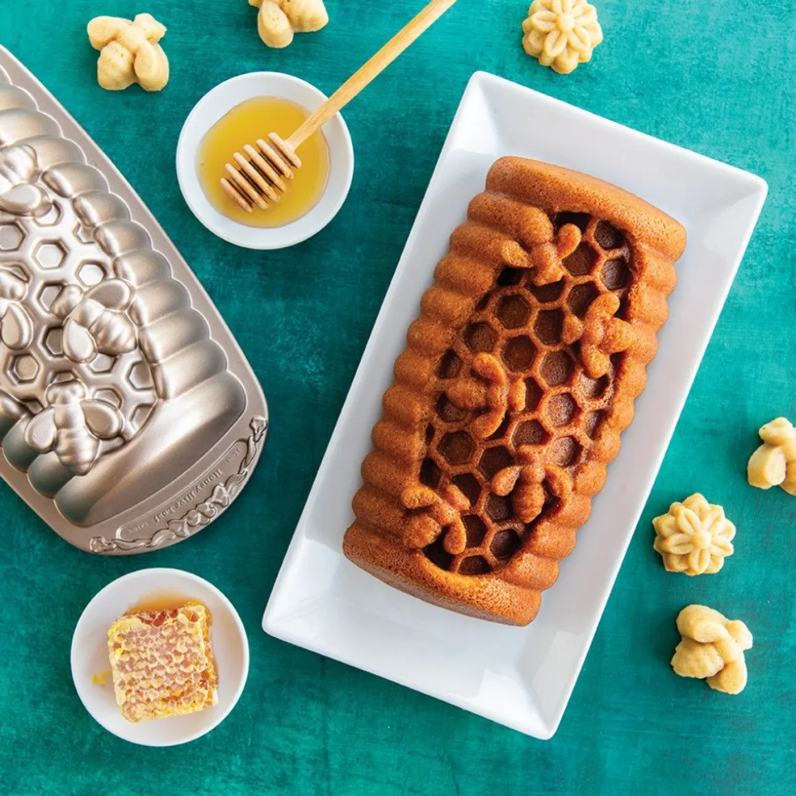 Nordic Ware Honingraat Bijen Bakvorm