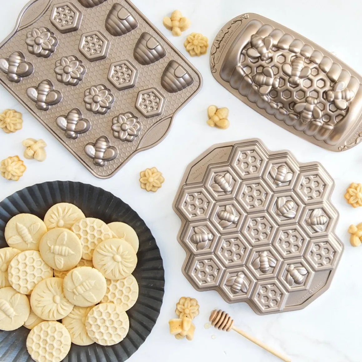 Nordic Ware Honingraat Bijen Bakvorm