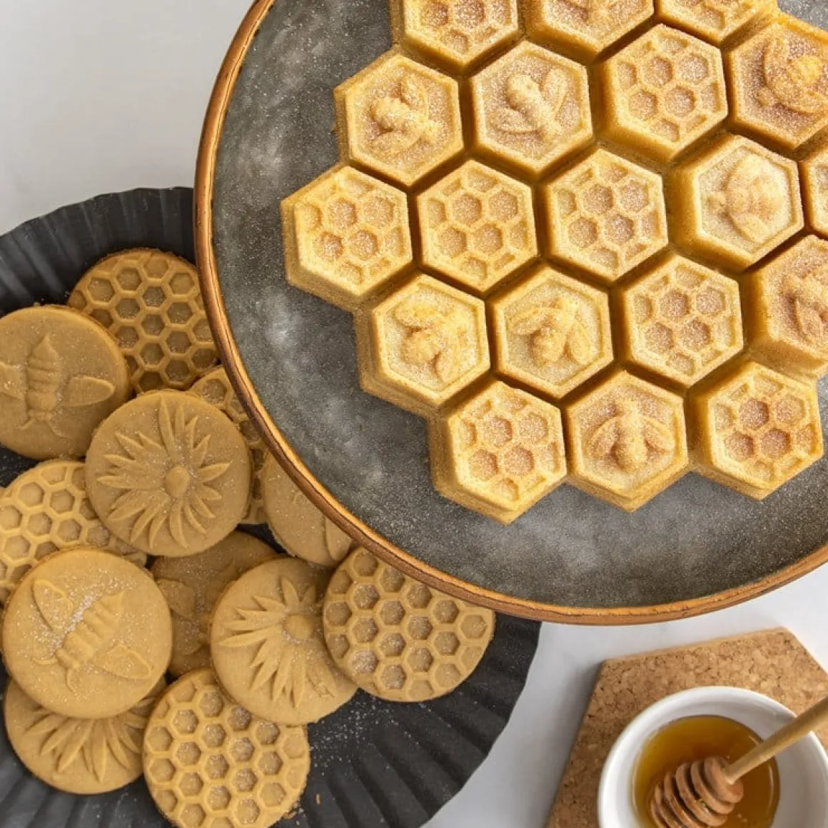 Nordic Ware Koekjesstempel Honey Bees Set/3