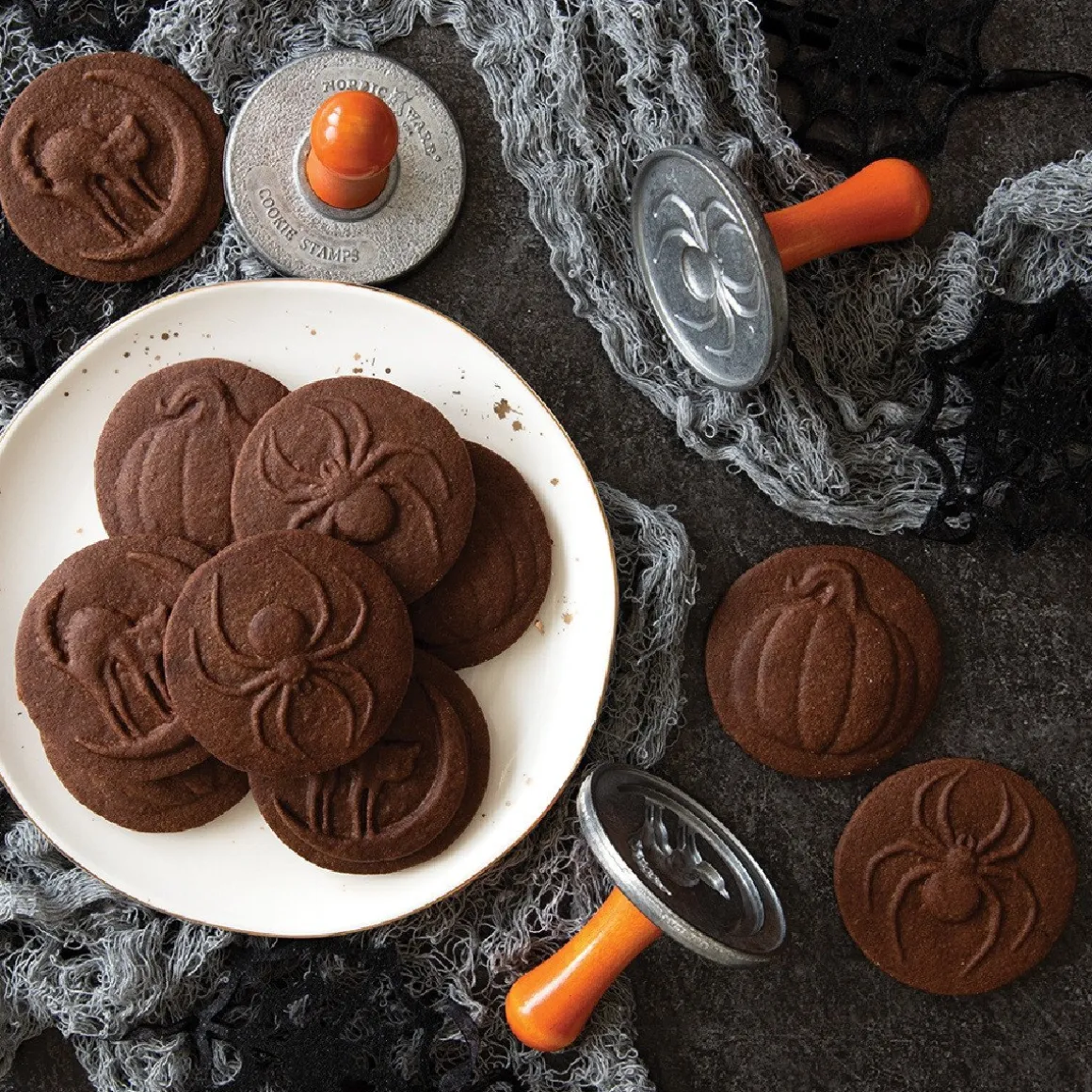 Nordic Ware Koekjesstempel Halloween Set/3