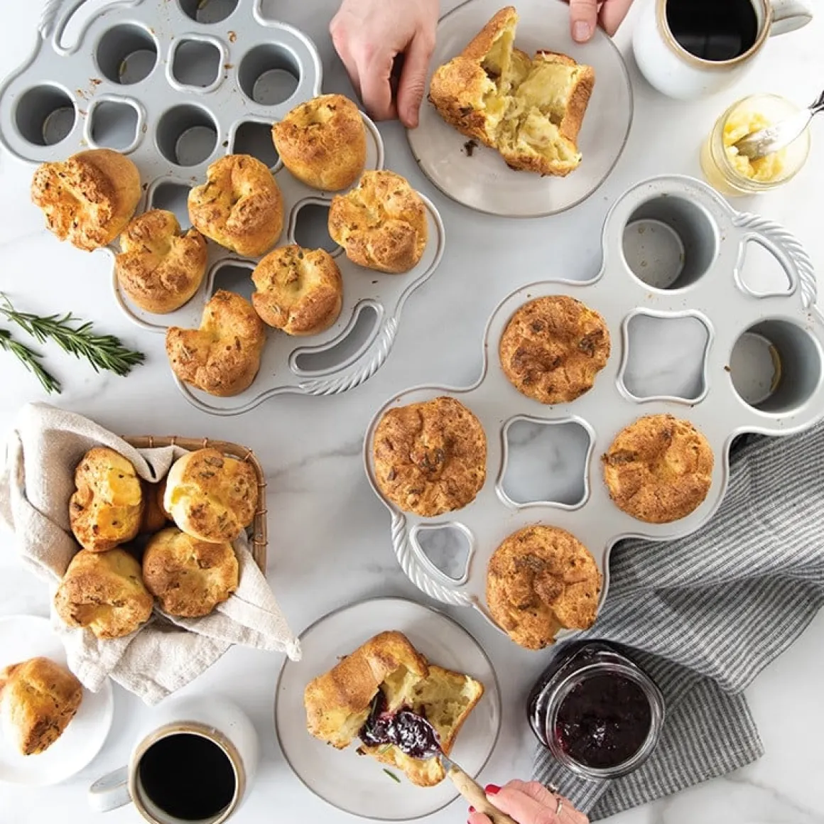 Nordic Ware Popover Bakvorm 6 stuks