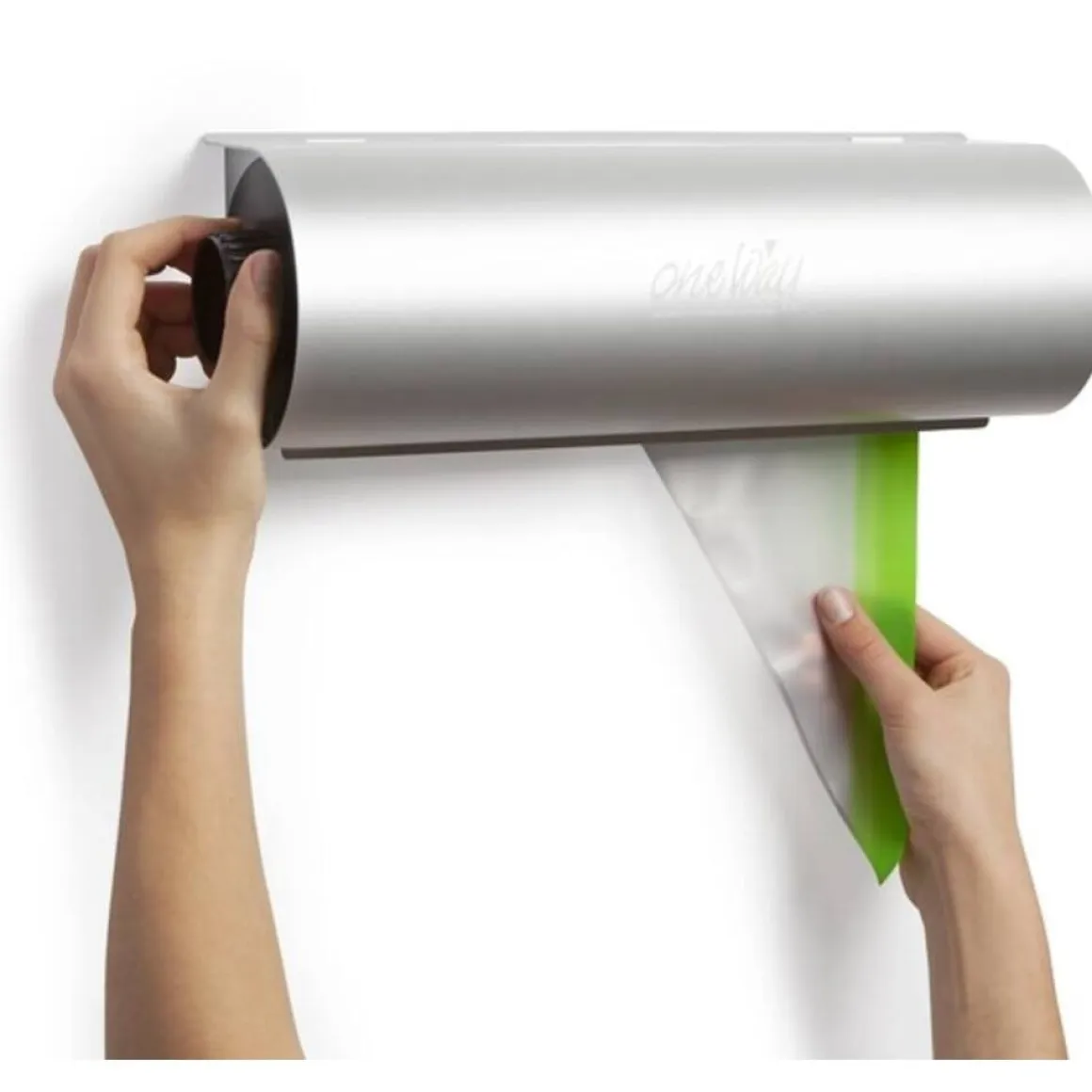 One Way Spuitzakken Dispenser Aluminium