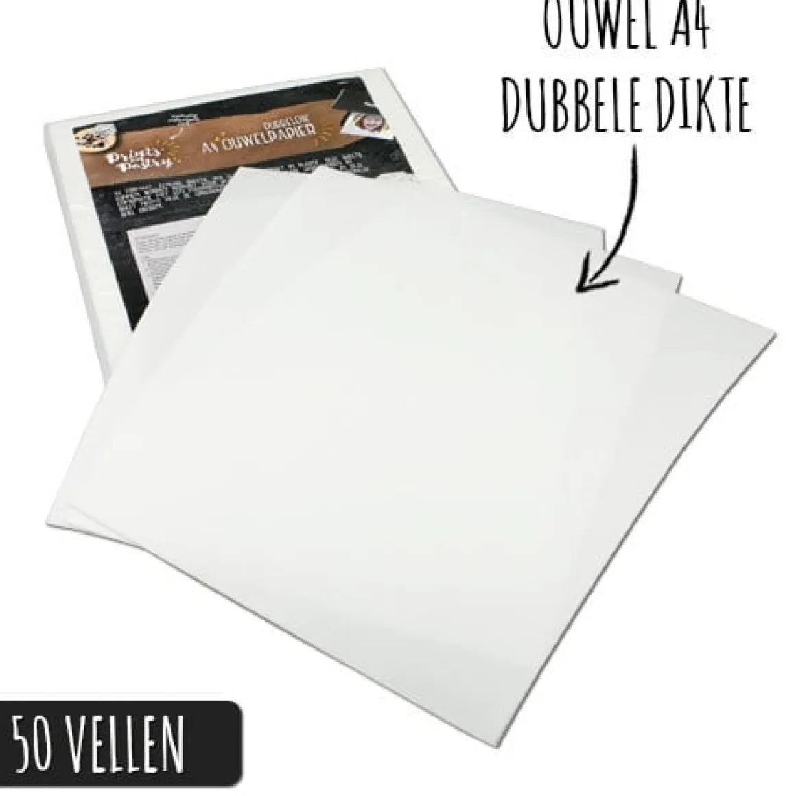 Ouwelpapier Dubbel Dik A4-formaat (50 vellen)