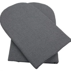 Ovenwanten Blauw Geruit Hittewerend extra dik