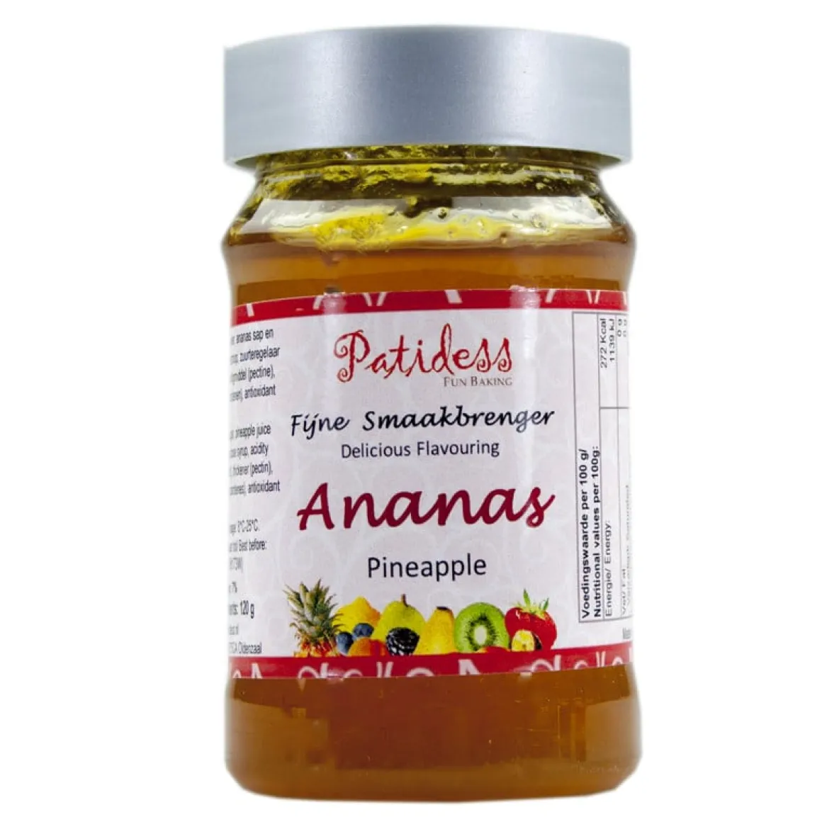 Patidess Smaakpasta Ananas 120g