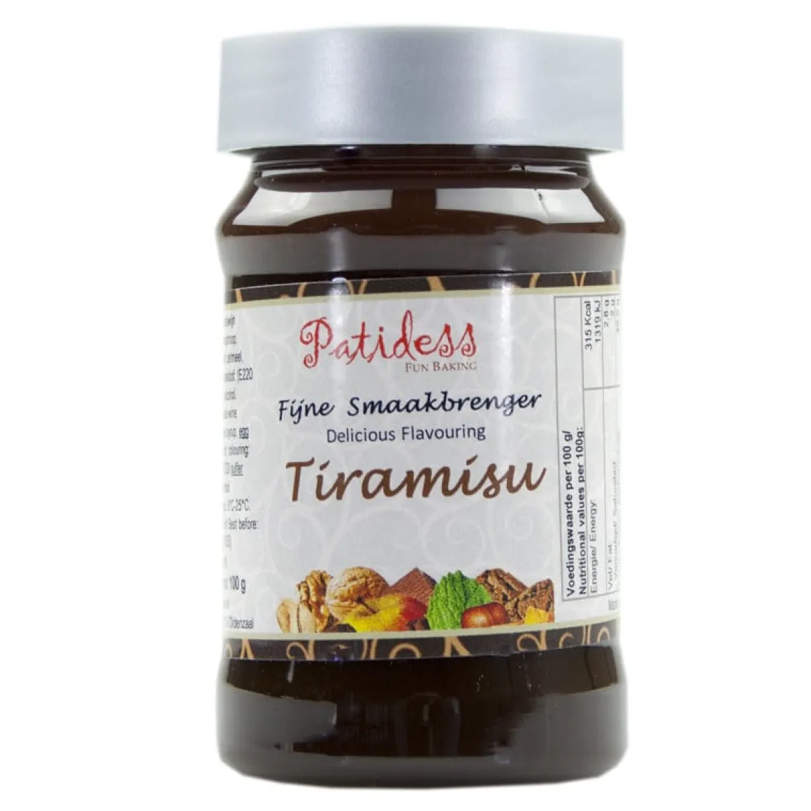 Patidess Smaakpasta Tiramisu 100g
