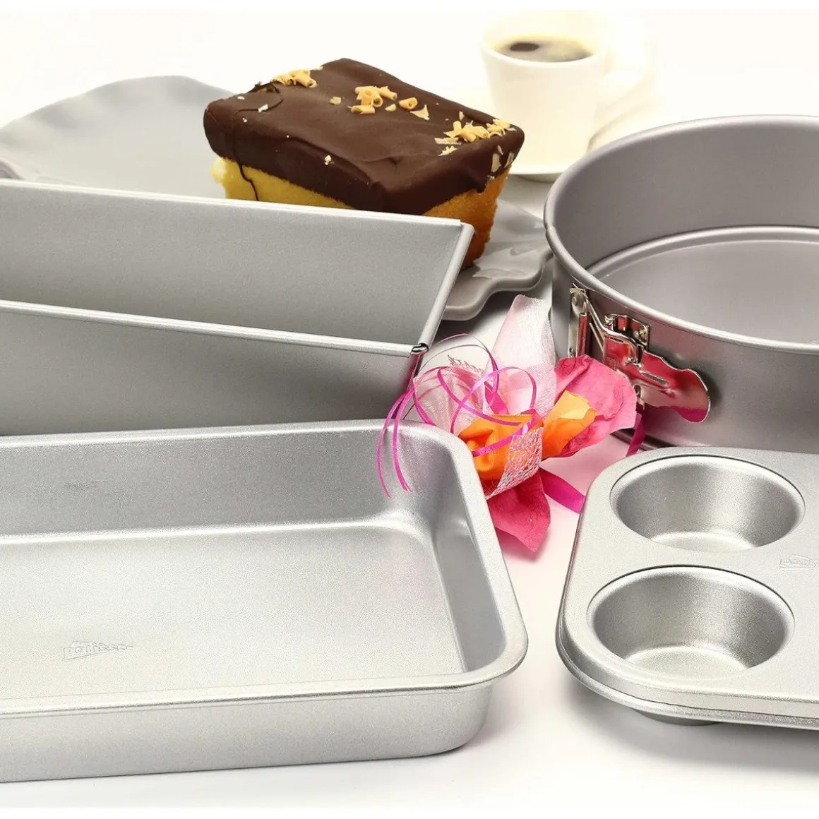 Patisse Bakvormen Silver-Top Set/4**