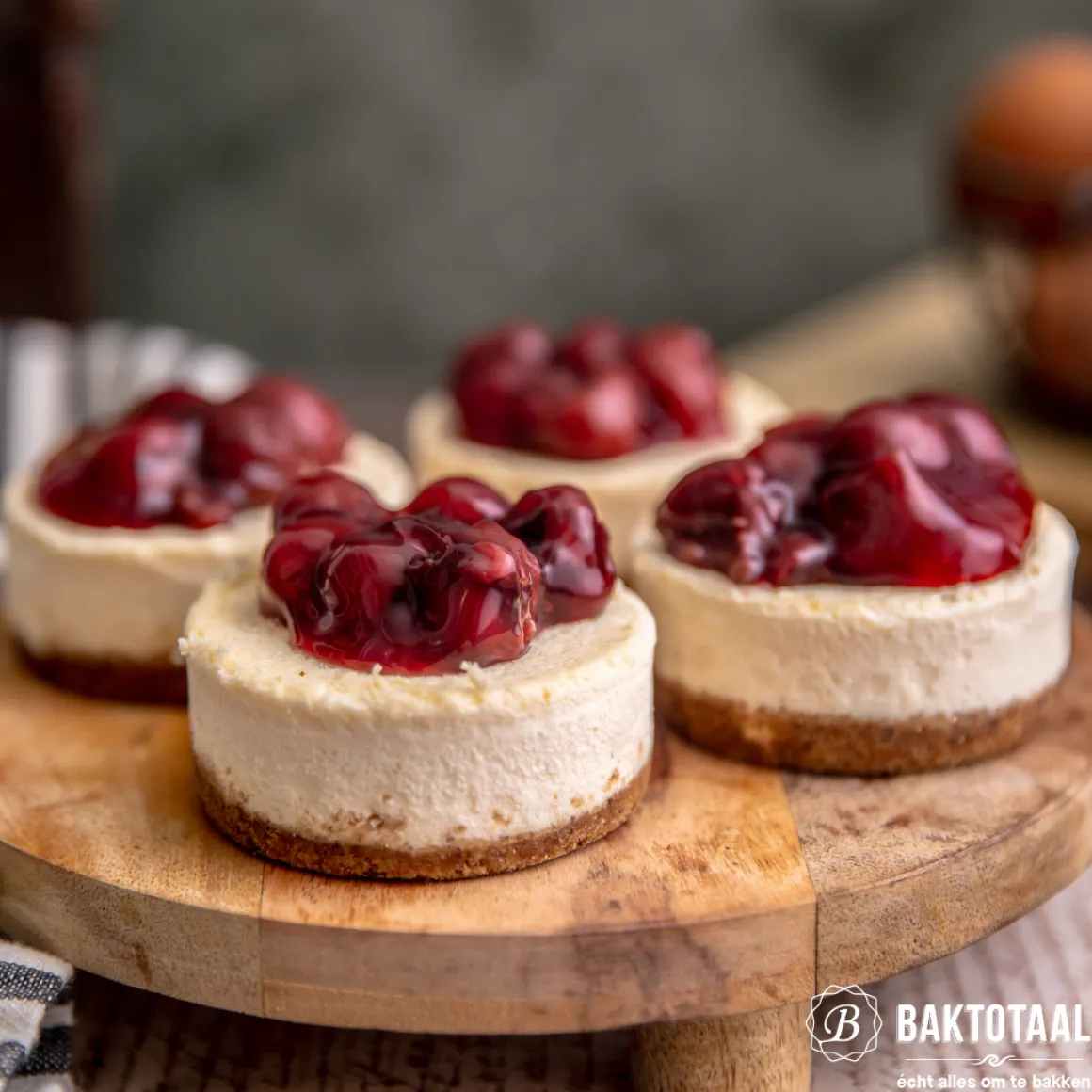 Patisse Mini Cheesecake Bakvorm Losse Bodems Silver-Top Ø8cm