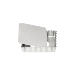 Patisse Mini Quichevorm Losse Bodem Silver-Top 10cm
