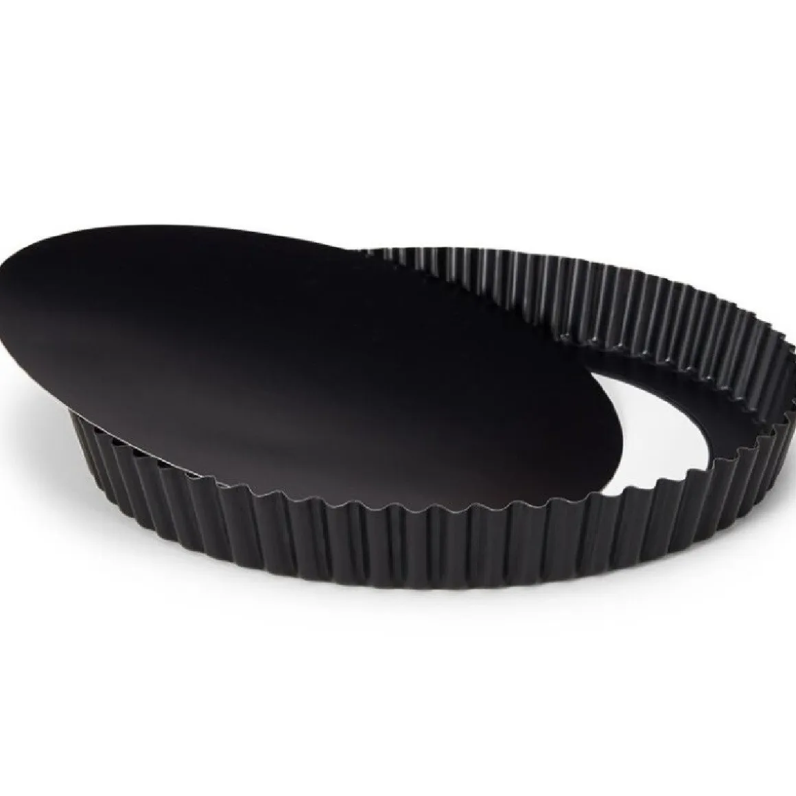 Patisse Quichevorm Blauwstaal Losse Bodem Ø28cm