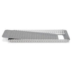 Patisse Quichevorm Geperforeerd Losse Bodem Silver-Top 35x11